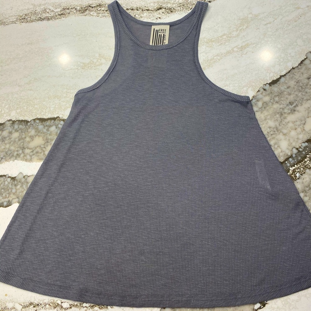 FREE PEOPLE Gray Halter tank! Perfect Condition!